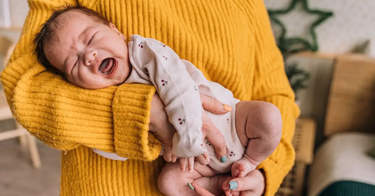Babys die veel huilen